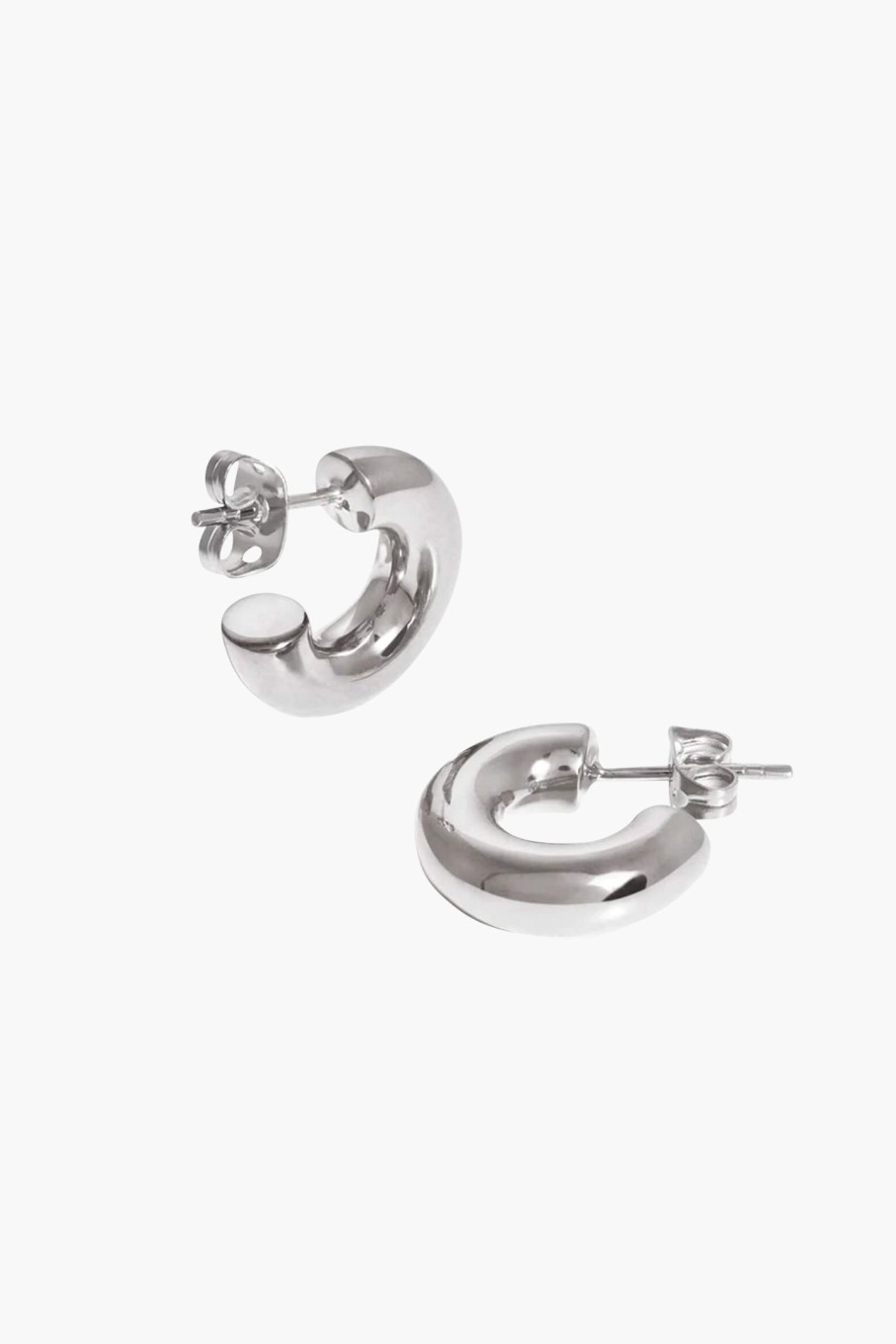 Accessories MISSOMA | Medium Chubby Hoop Earrings Silver