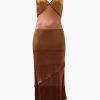 Clothing SIR | Martina V Neck Slip Dress Ombre