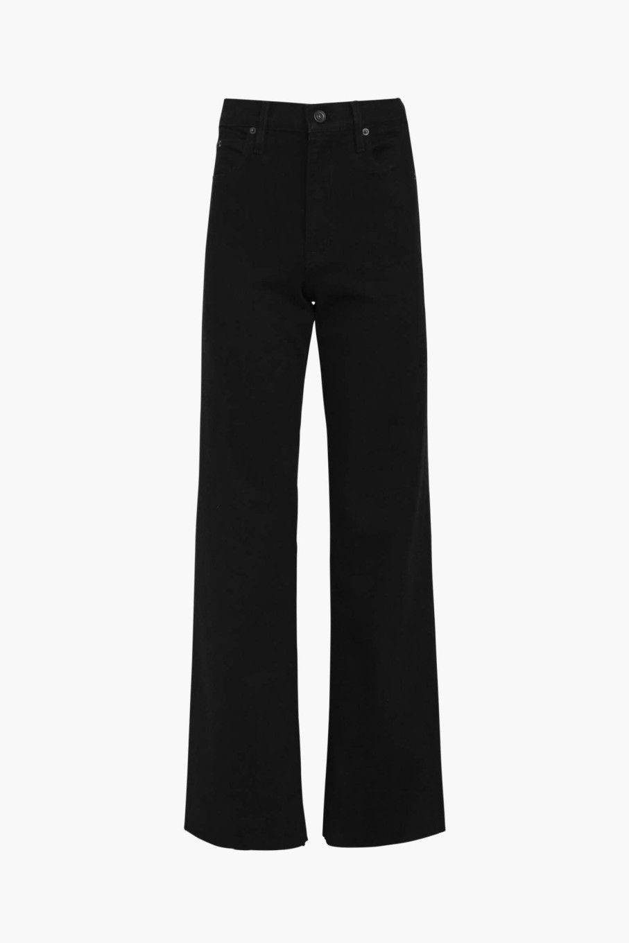 Clothing SLVRLAKE | London High Rise Straight Leg Jean Jet Black