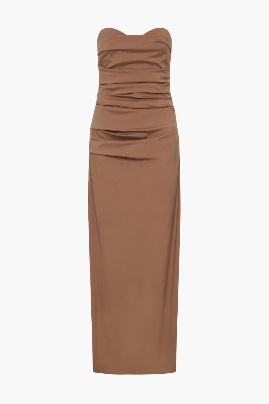 Clothing SIR | Alba Strapless Gown Mocha