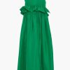 Clothing ULLA JOHNSON | Amaliya Dress Emerald