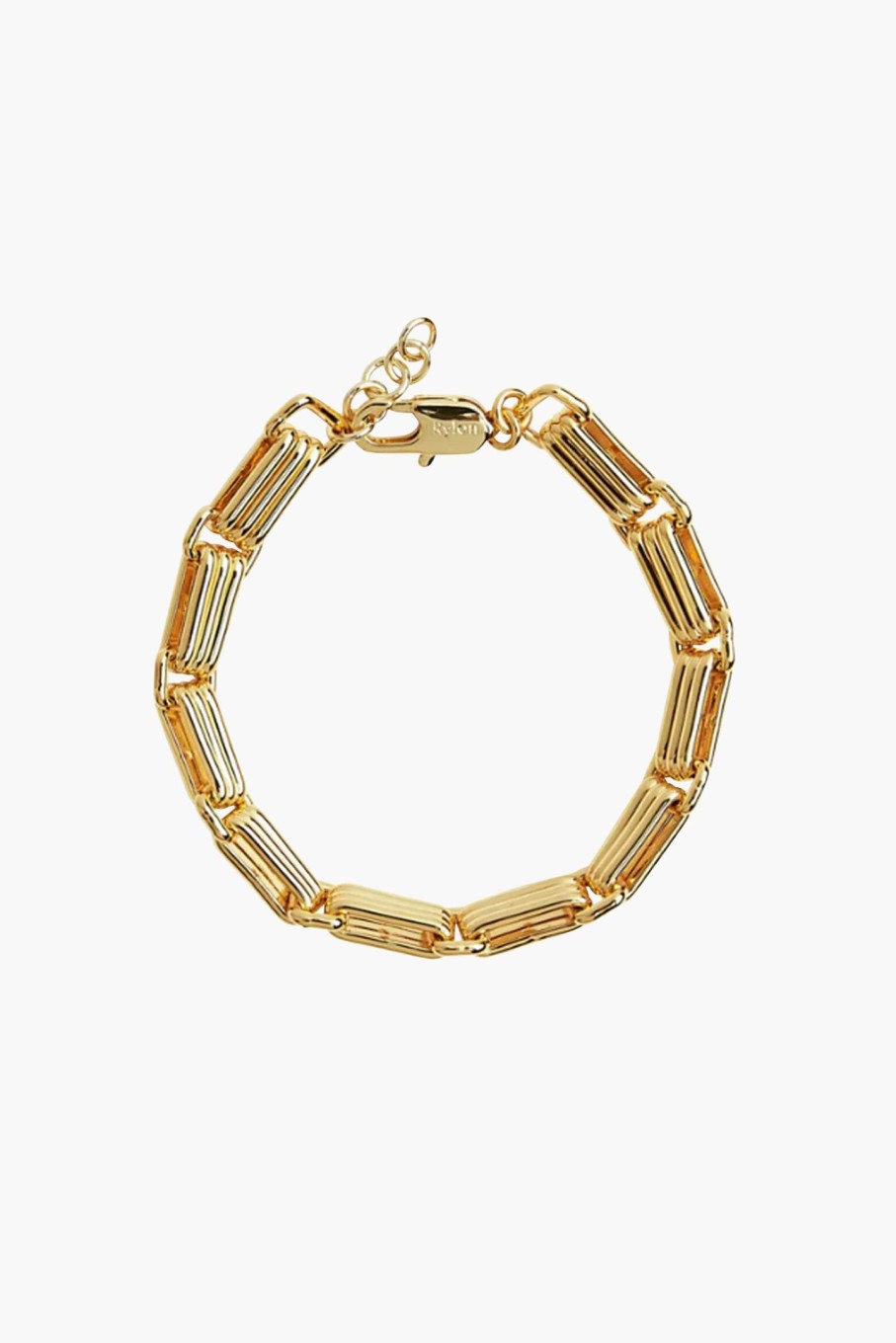 Accessories RYLAN | Flat Link Bracelet Yellow Gold