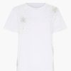 Clothing DES PHEMMES | Splash Embroidery T Shirt White