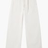 Clothing SLVRLAKE | Taylor Wide Pleat Jean Natural White