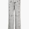 Clothing ISABEL MARANT ÉTOILE | Valeria Denim Pants Light Grey