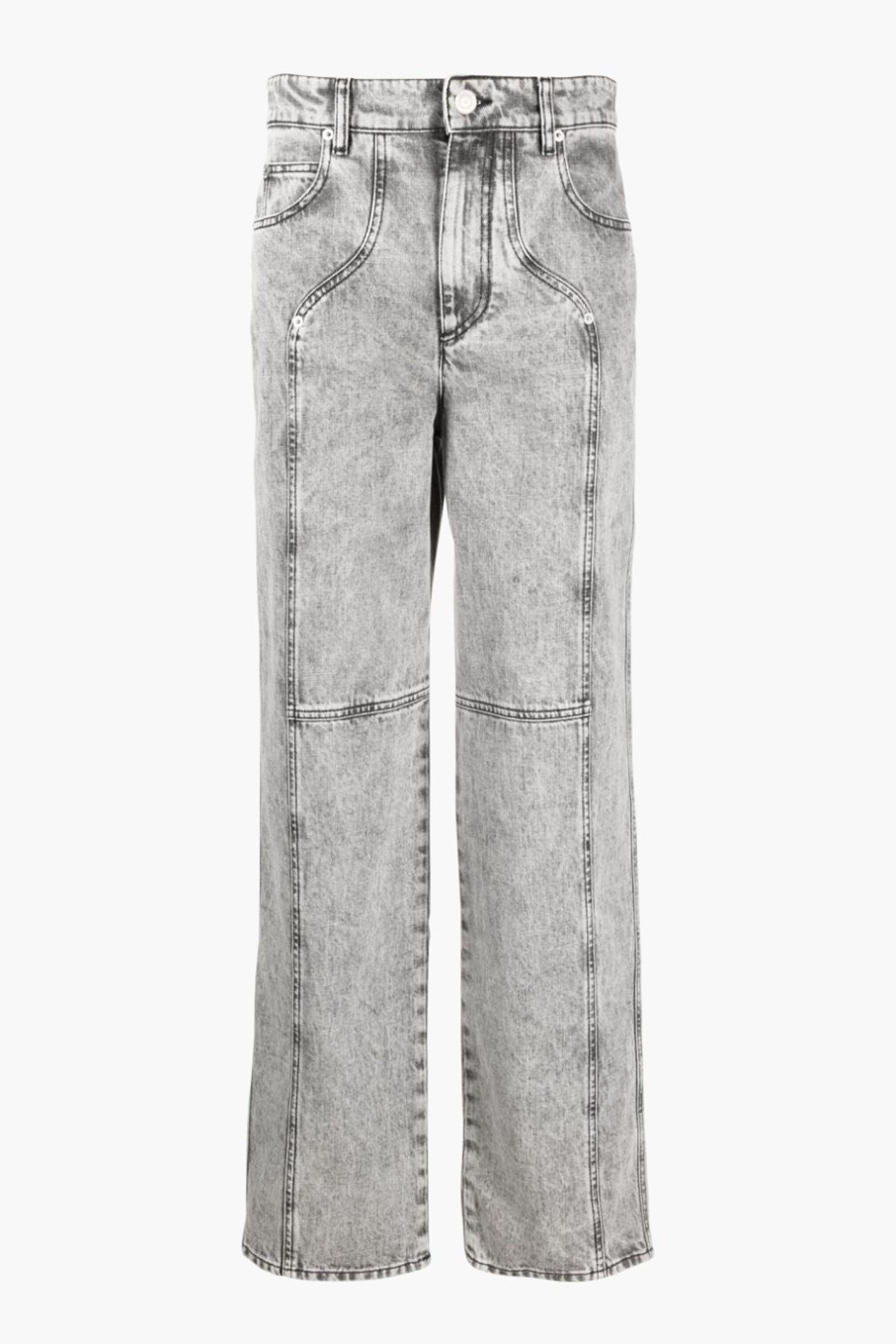 Clothing ISABEL MARANT ÉTOILE | Valeria Denim Pants Light Grey