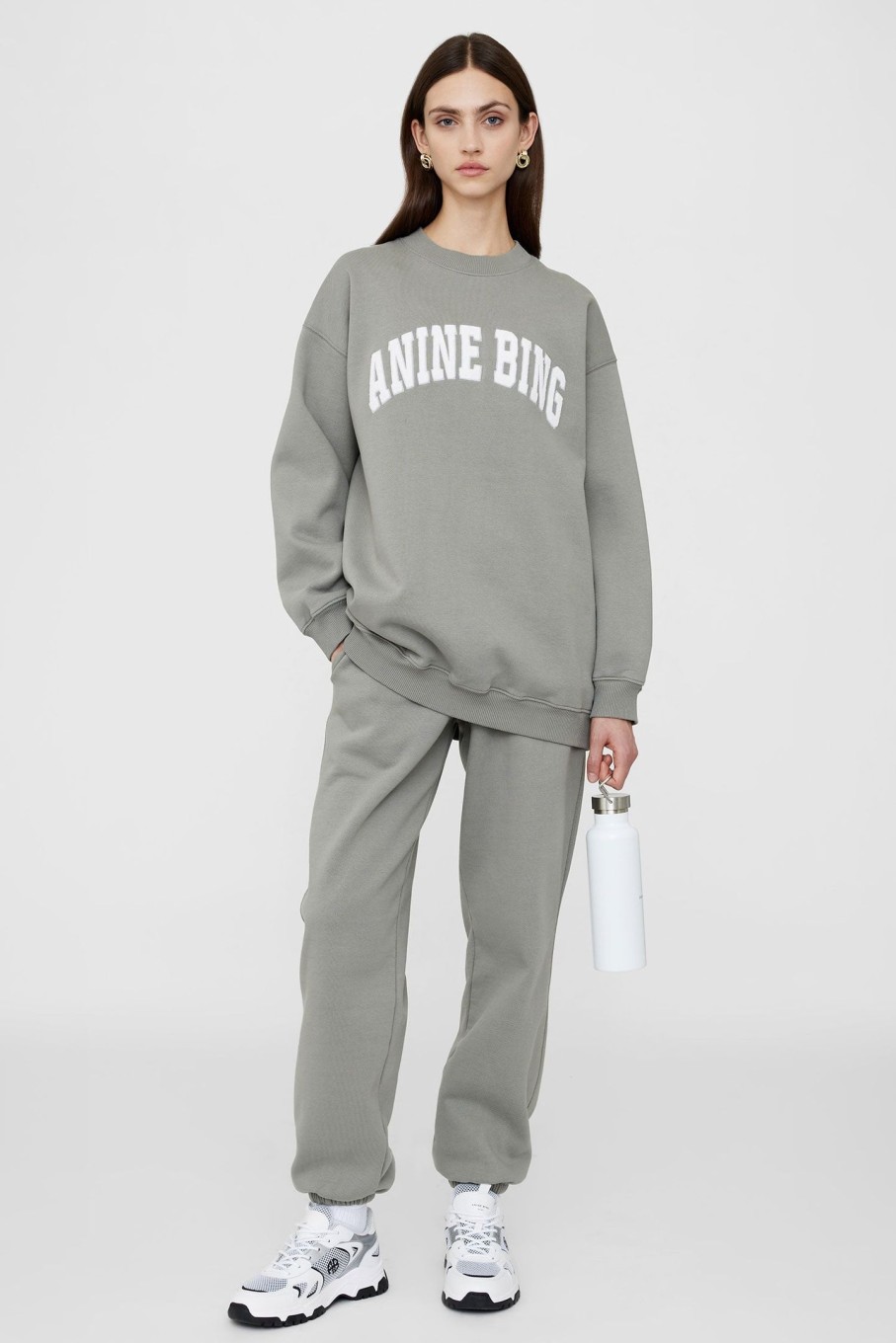 Clothing ANINE BING | Tyler Sweatshirt Storm Grey