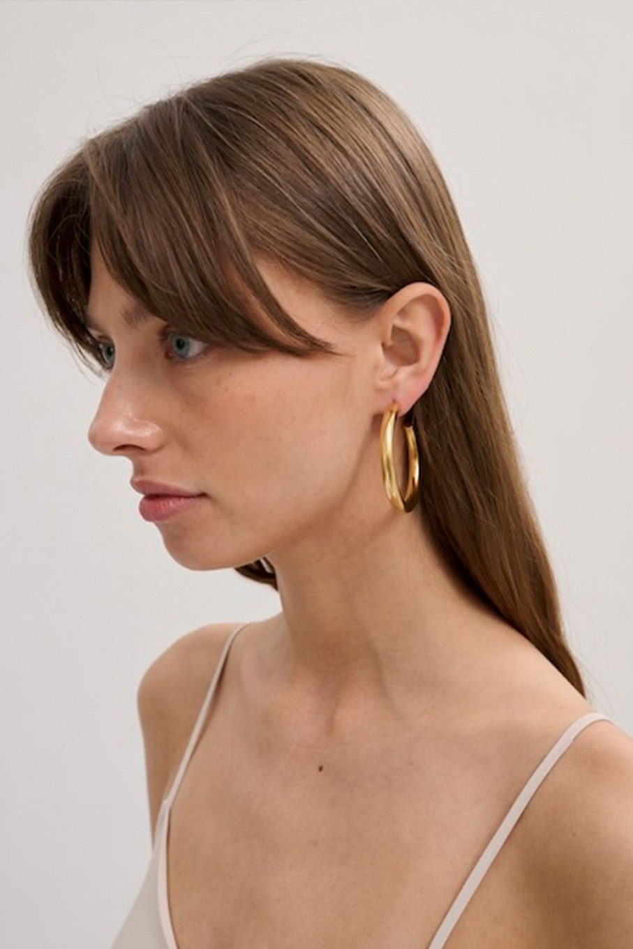 Accessories ANNA ROSSI | Big Hoop Earring Gold