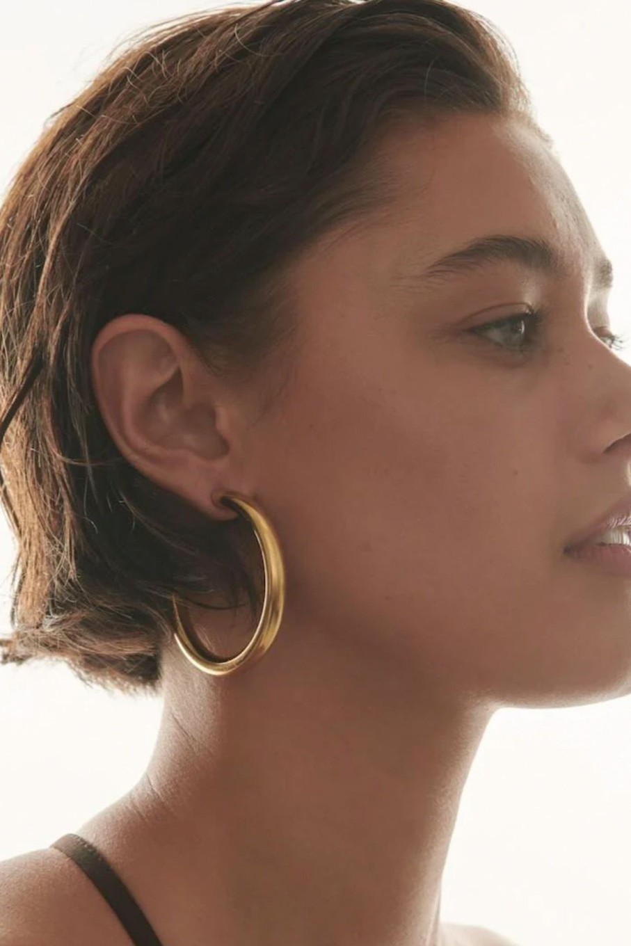 Accessories ANNA ROSSI | Big Hoop Earring Gold