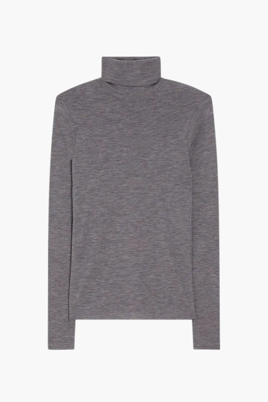 Clothing RÓHE | Fine Merino Turtleneck Grey Melange