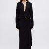 Clothing CHRISTOPHER ESBER | Odessa Stone Shirt Dress Black