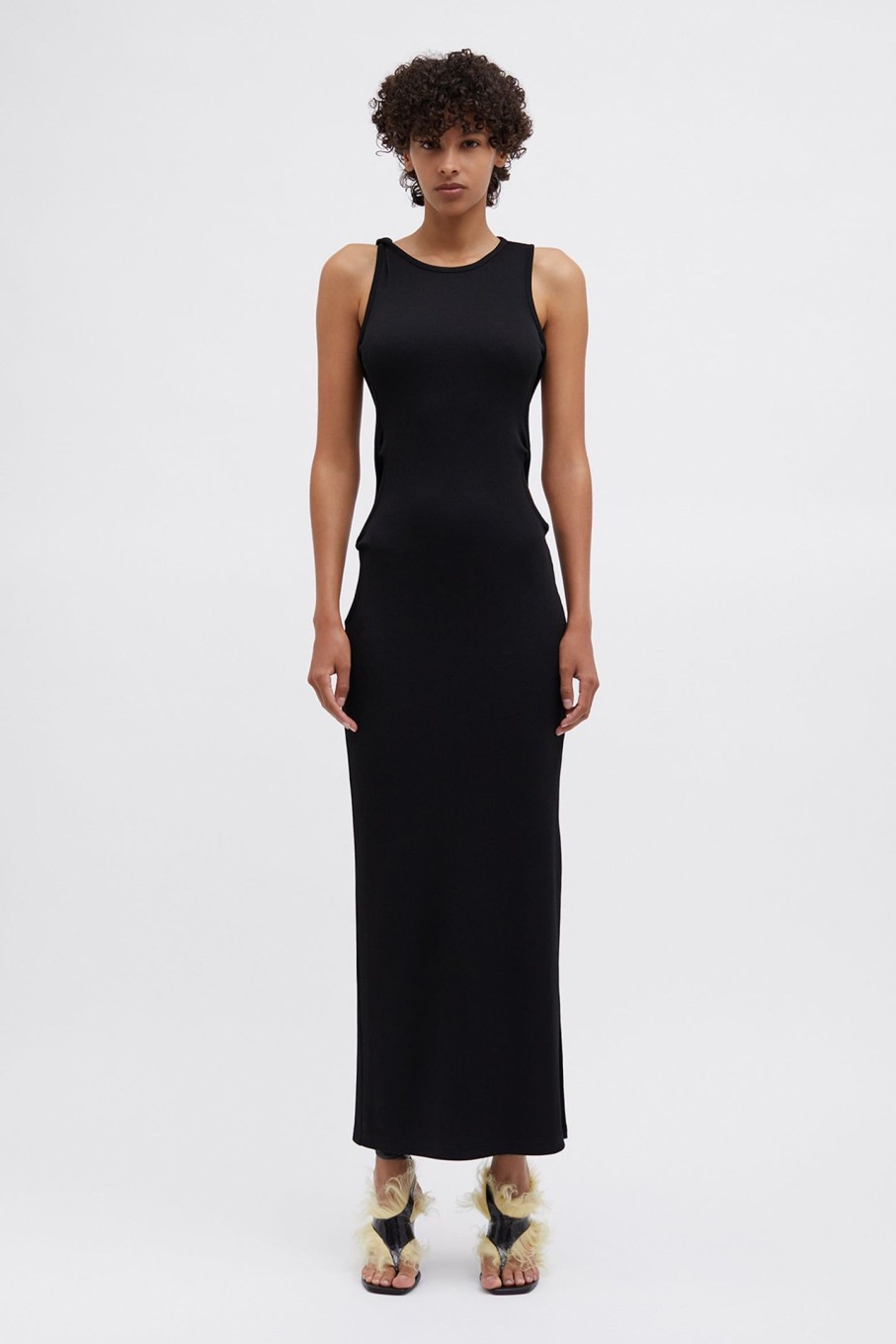 Clothing CHRISTOPHER ESBER | Oblix Twist Halter Dress Black