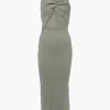 Clothing CHRISTOPHER ESBER | Callisto Marle Column Dress Grey Melange