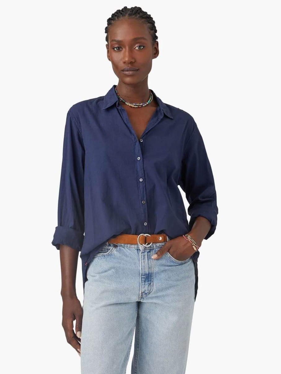 Clothing XÍRENA | Beau Shirt Navy