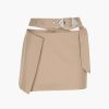 Clothing THE ATTICO | Mini Skirt Beige