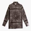 Clothing GOLDEN GOOSE | Golden W'S Pajamas Shirt Paisley Print Anthracite