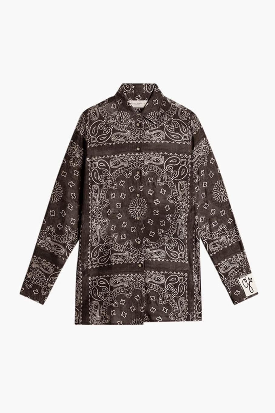 Clothing GOLDEN GOOSE | Golden W'S Pajamas Shirt Paisley Print Anthracite