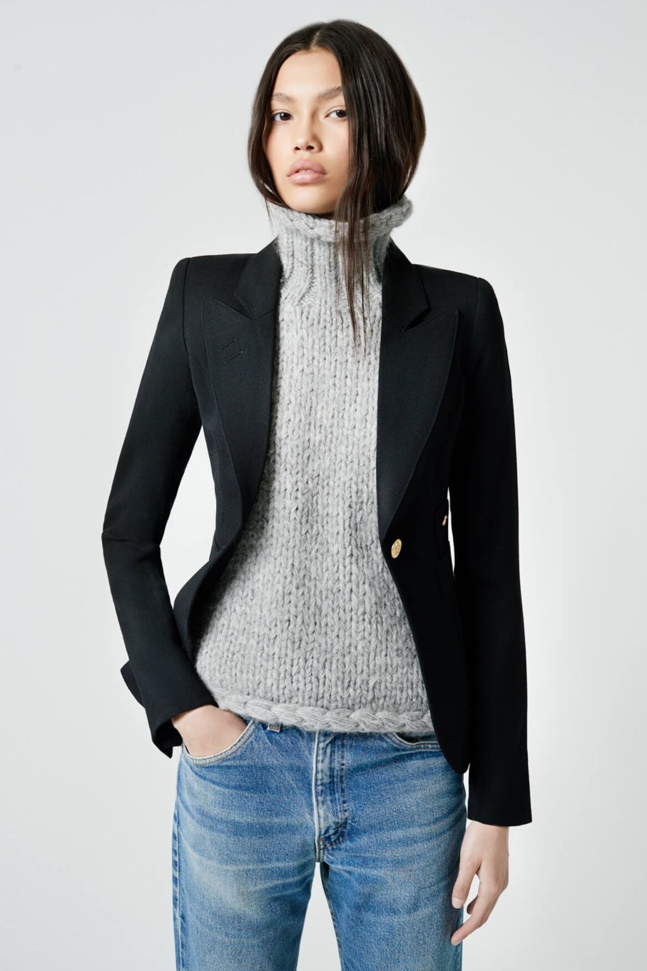 Clothing Smythe | Classic Duchess Blazer Black