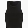 Clothing ESSE | Crop Tank Top Black