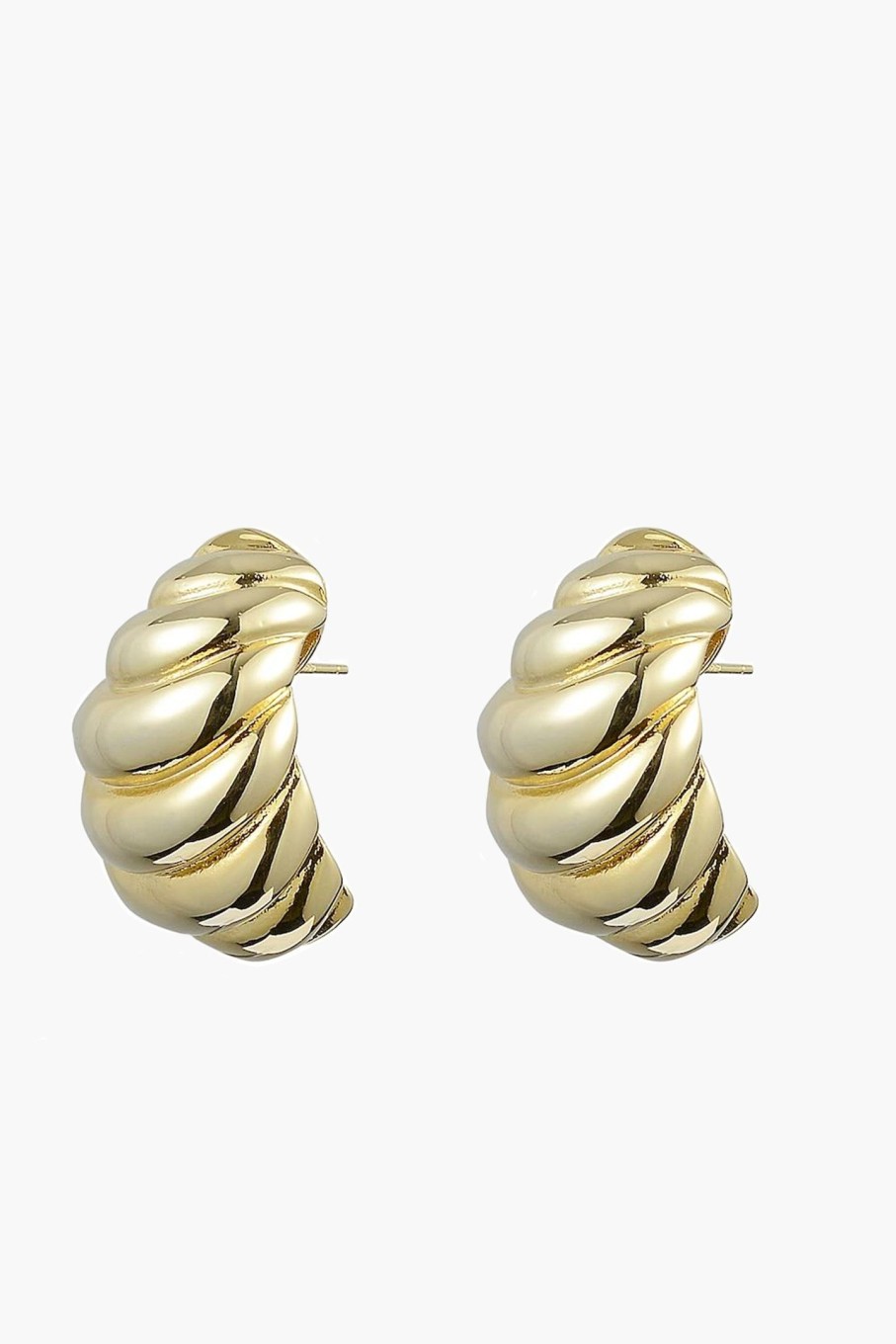 Accessories ANNA ROSSI | Ascending Scallop Earring Gold