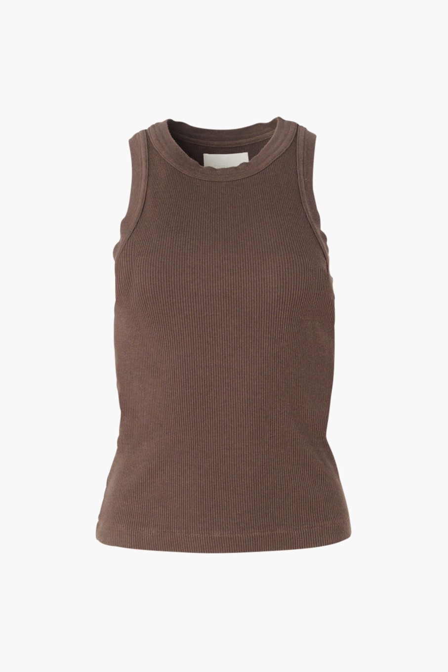 Clothing CITIZENS OF HUMANITY | Isabel Rib Tank Fig Brown