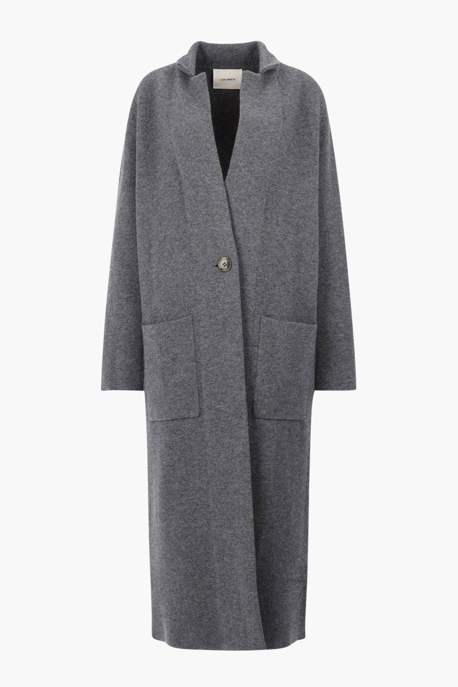 Clothing LISA YANG | Amie Cardigan Coat Graphite