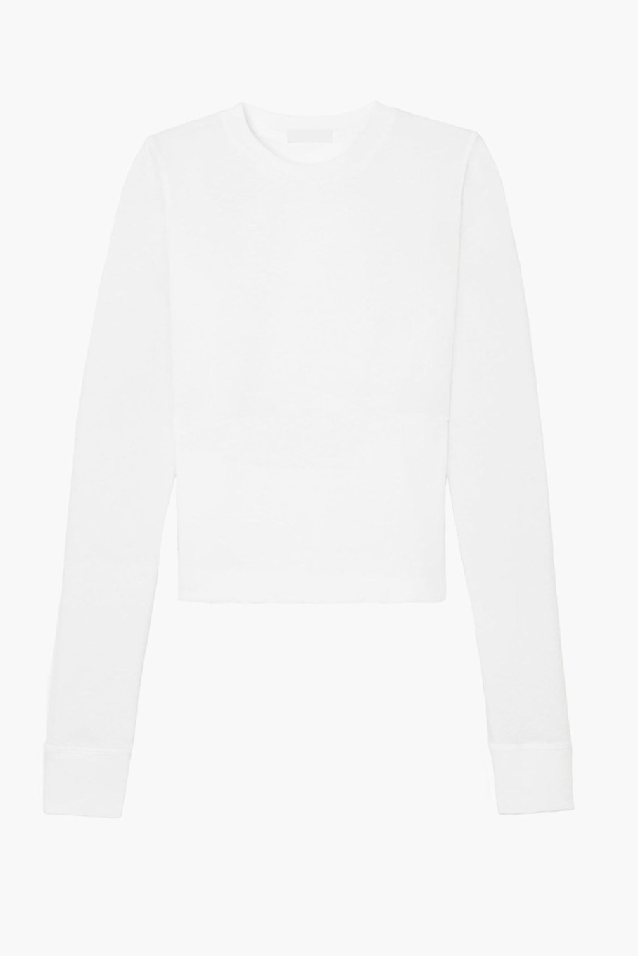 Clothing WARDROBE.NYC | Fitted Long Sleeve Tee White