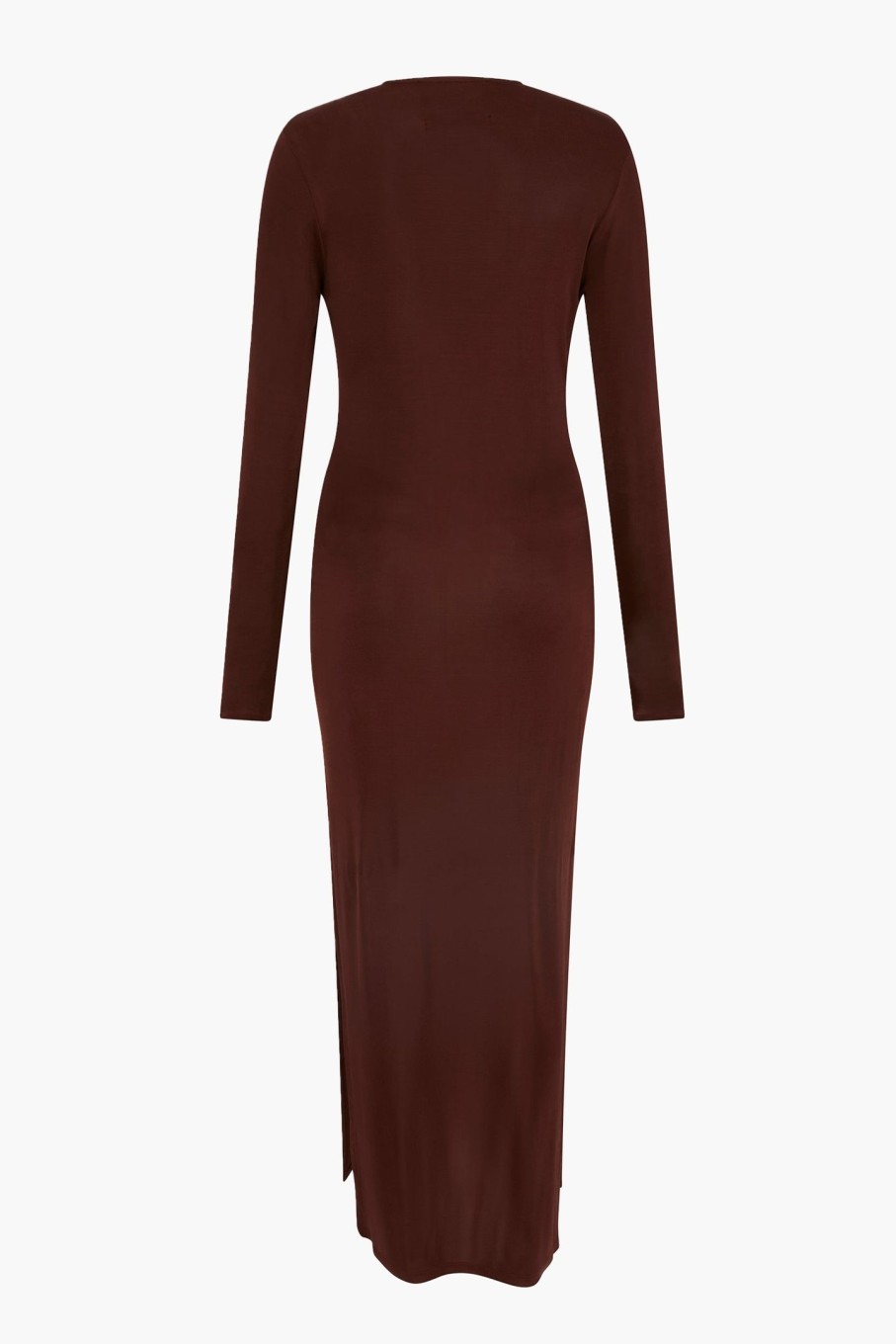 Clothing LOUISA BALLOU | Long Helios Dress Brown