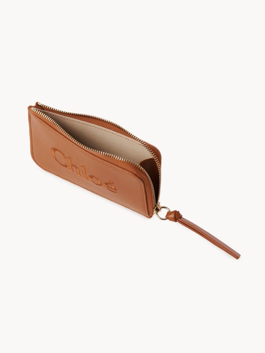 Bags CHLOE | Sense Small Purse With Card Slots Caramel