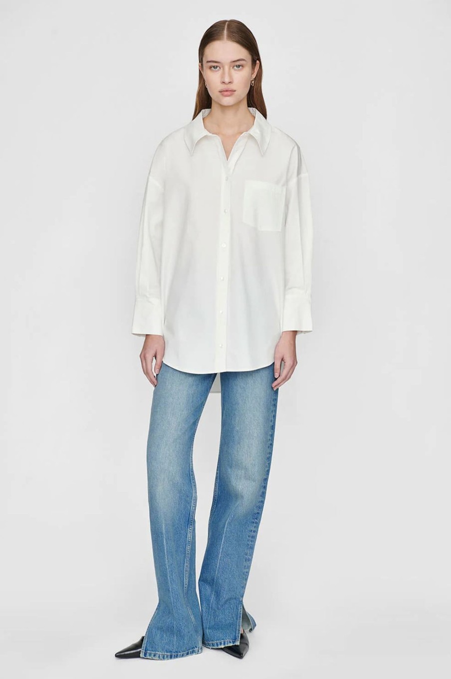 Clothing Anine Bing | Mika Shirt White