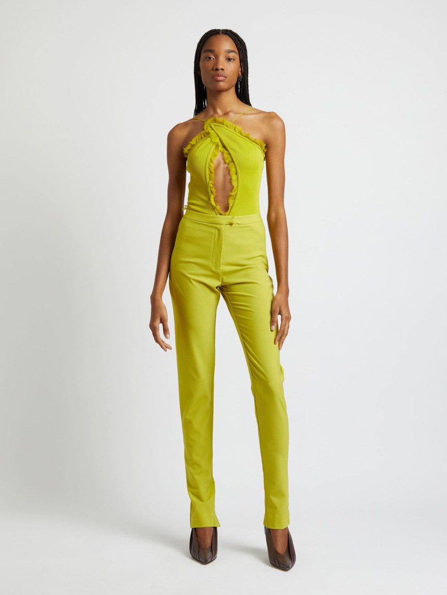 Clothing CHRISTOPHER ESBER | Carina Interlinked Bodysuit Limeade