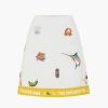 Clothing ALÉMAIS | Blue Marlin Embroidered Skirt Cream