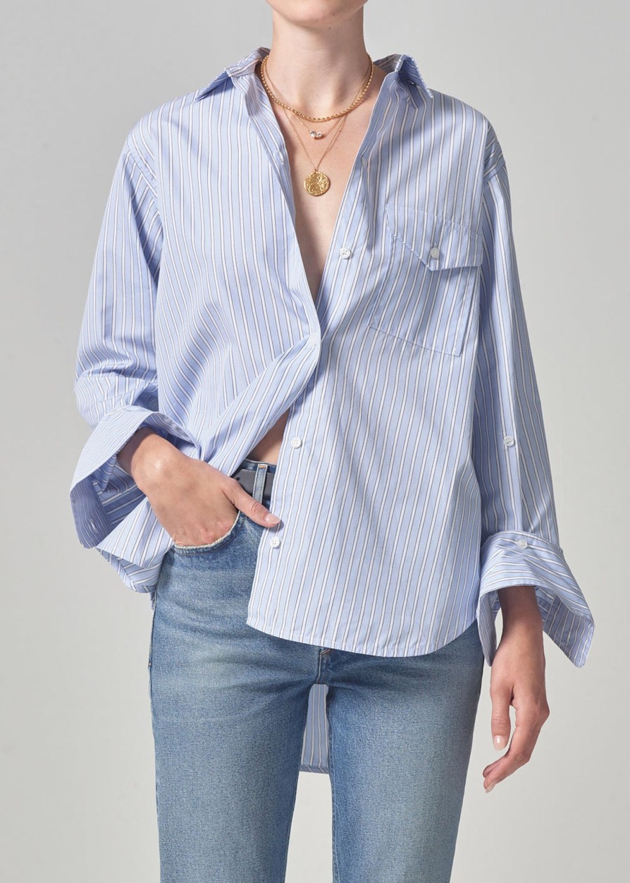 Clothing CITIZENS OF HUMANITY | Shay Shirt Melissani Stripe