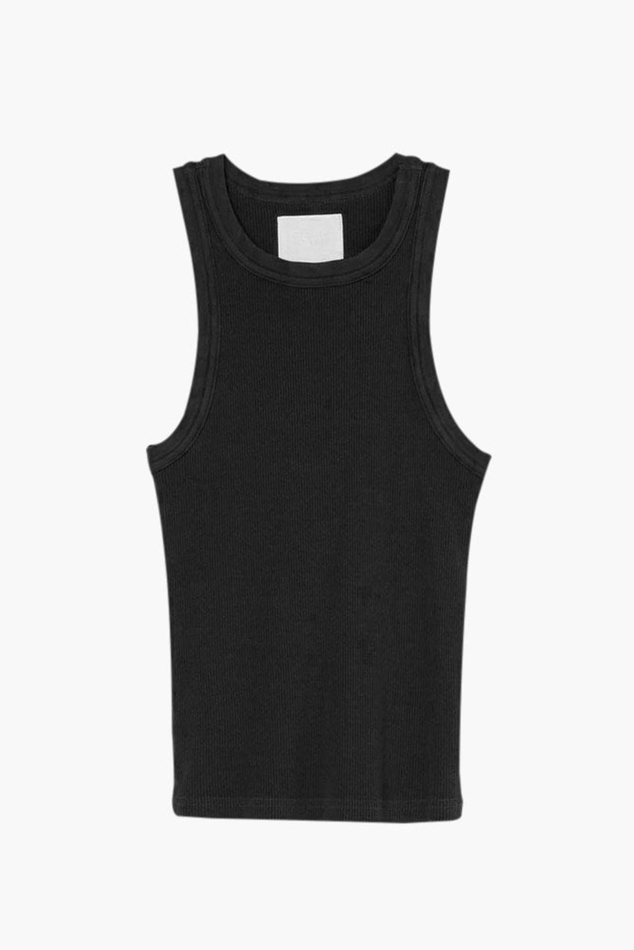 Clothing CITIZENS OF HUMANITY | Isabel Rib Tank Black