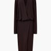 Clothing CHRISTOPHER ESBER | Framed Buckle Wrap Shirt Dress Cacao