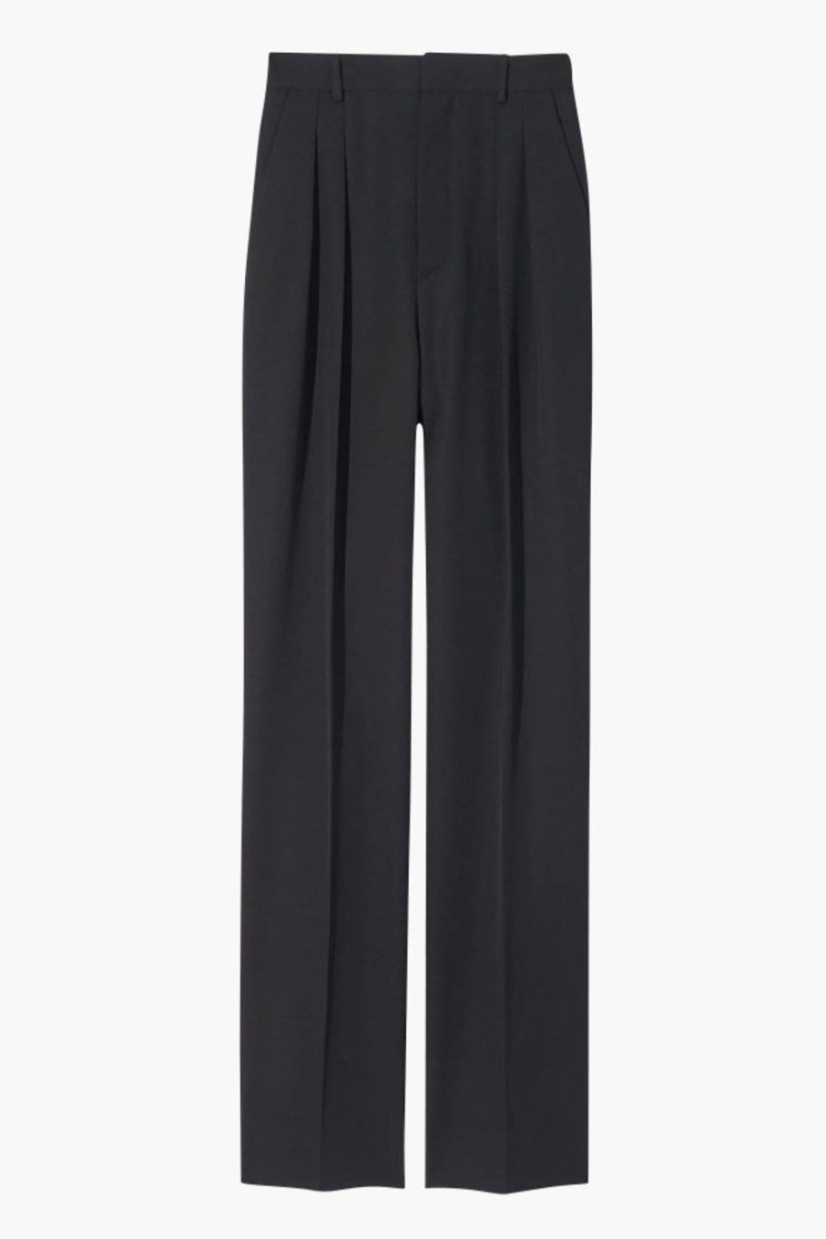 Clothing NILI LOTAN | Etienne Pleated Silk Pant Black