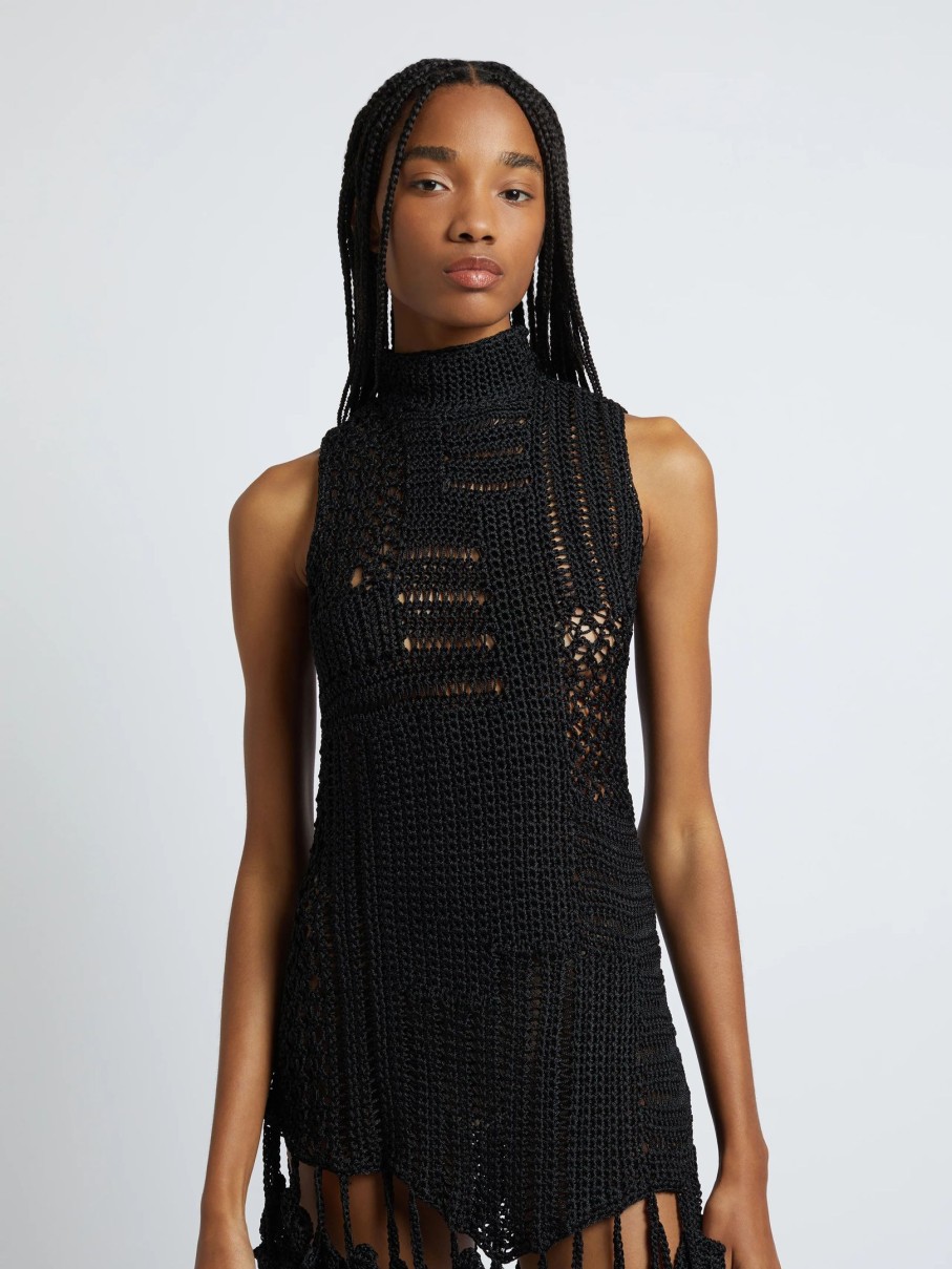 Clothing CHRISTOPHER ESBER | Ramener Rope Handknitted Dress Black