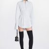 Clothing DION LEE | Tuxedo Corset Shirt Dress Steam