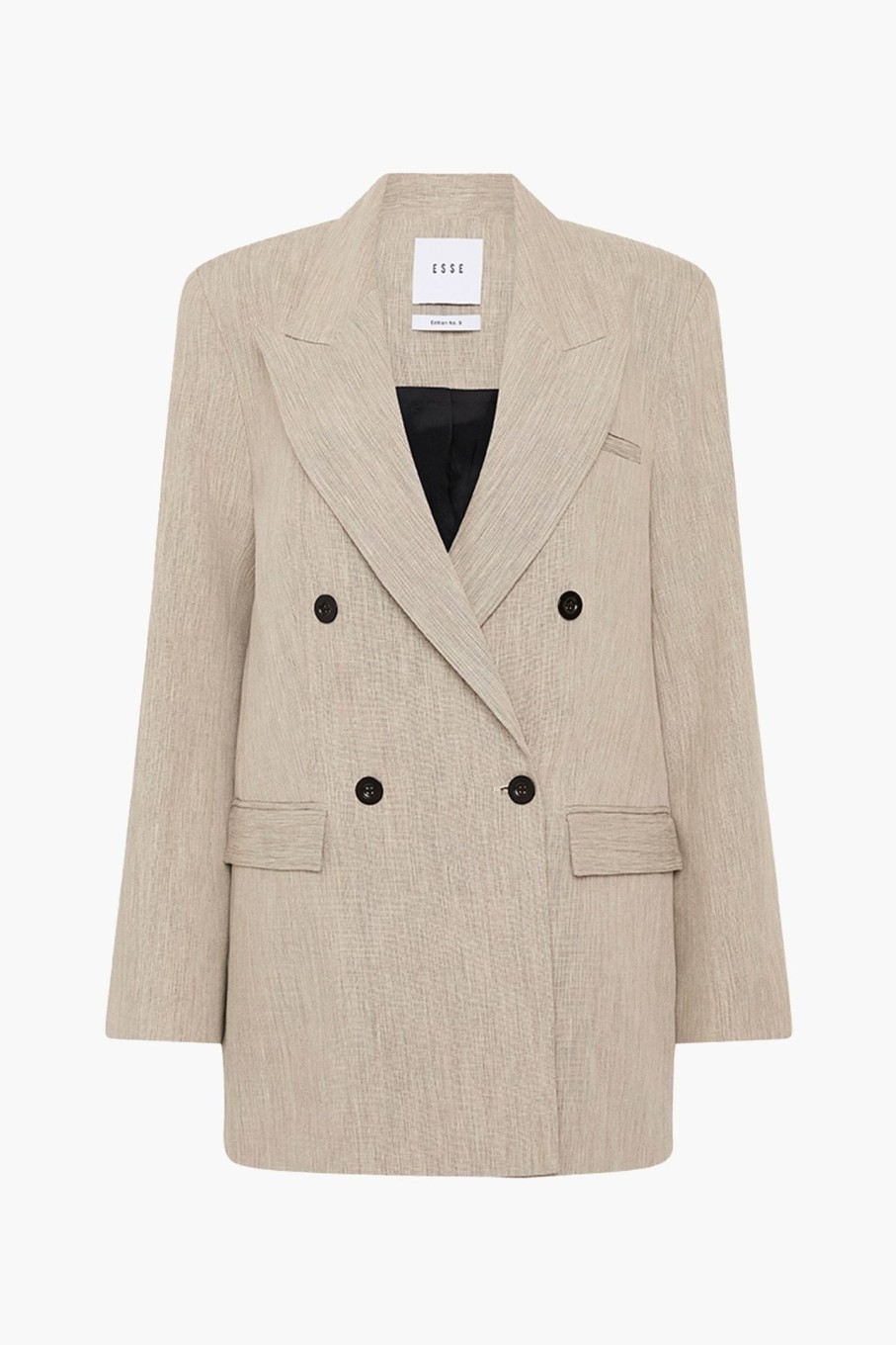 Clothing ESSE | Bode Classico Double Blazer Asha Linen