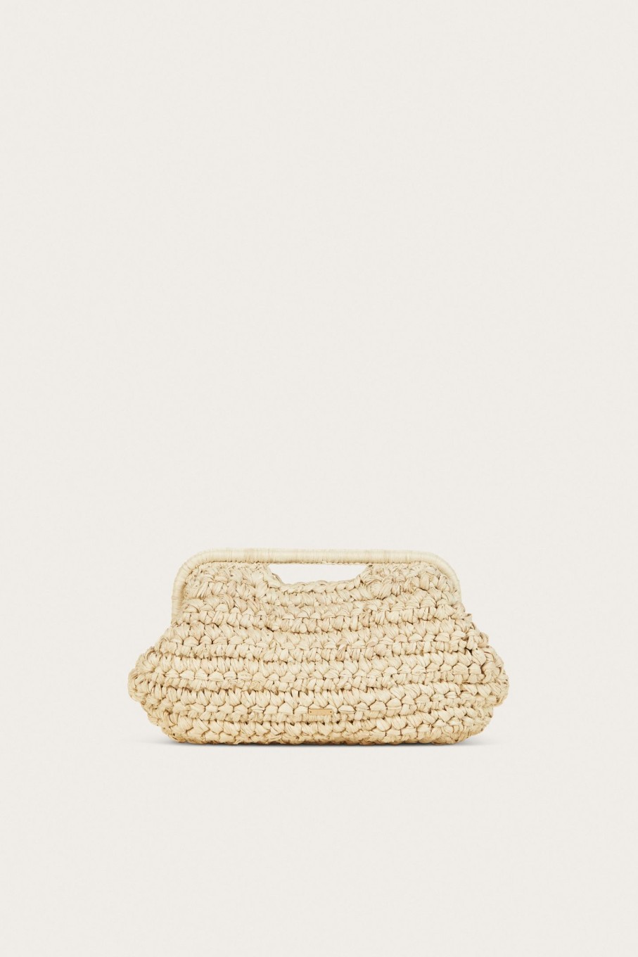 Bags CULT GAIA | Aurora Large Clutch Natural