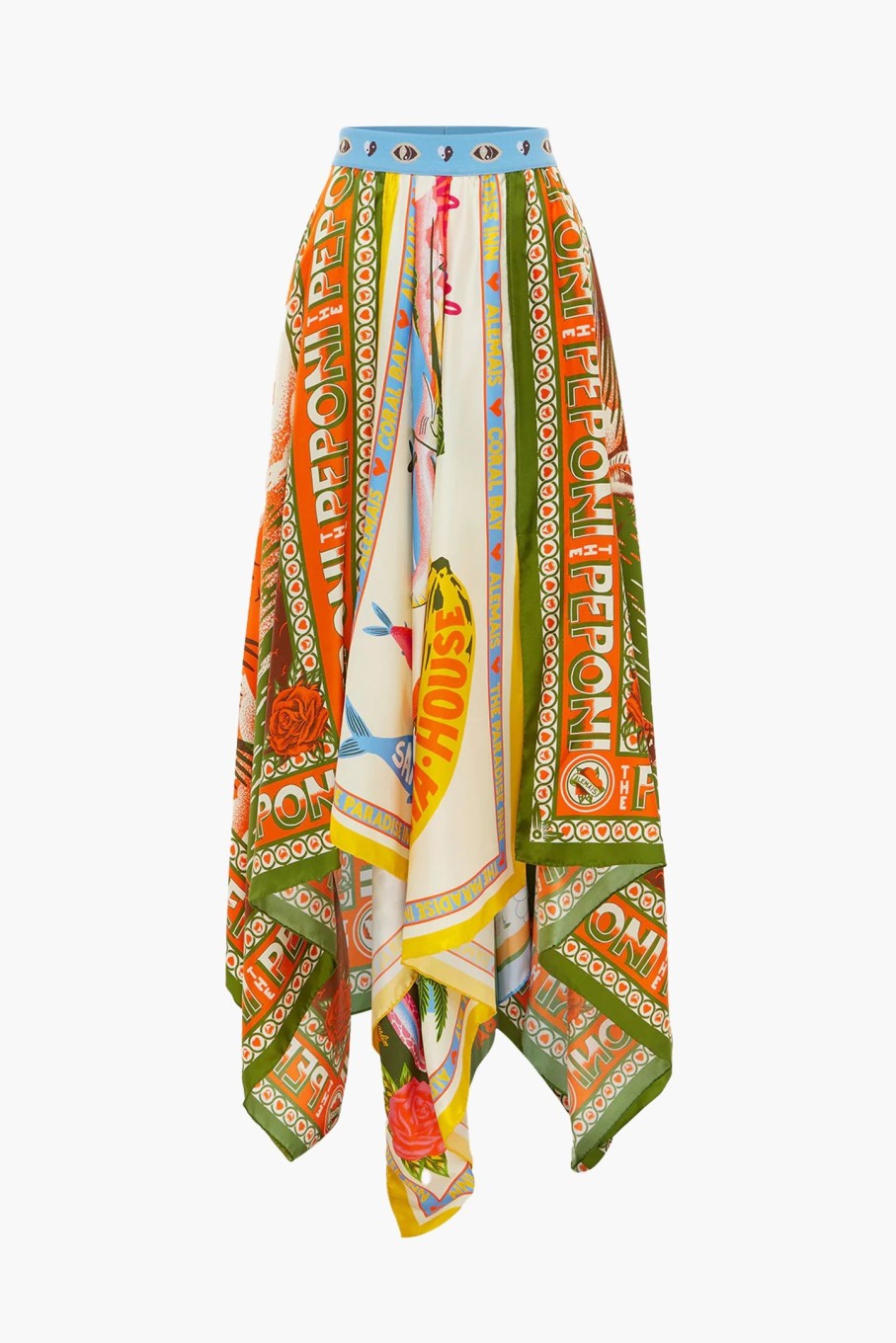 Clothing ALÉMAIS | Paradiso Scarf Skirt Multi