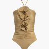 Clothing MAYGEL CORONEL | Solana Swimsuit Champagne