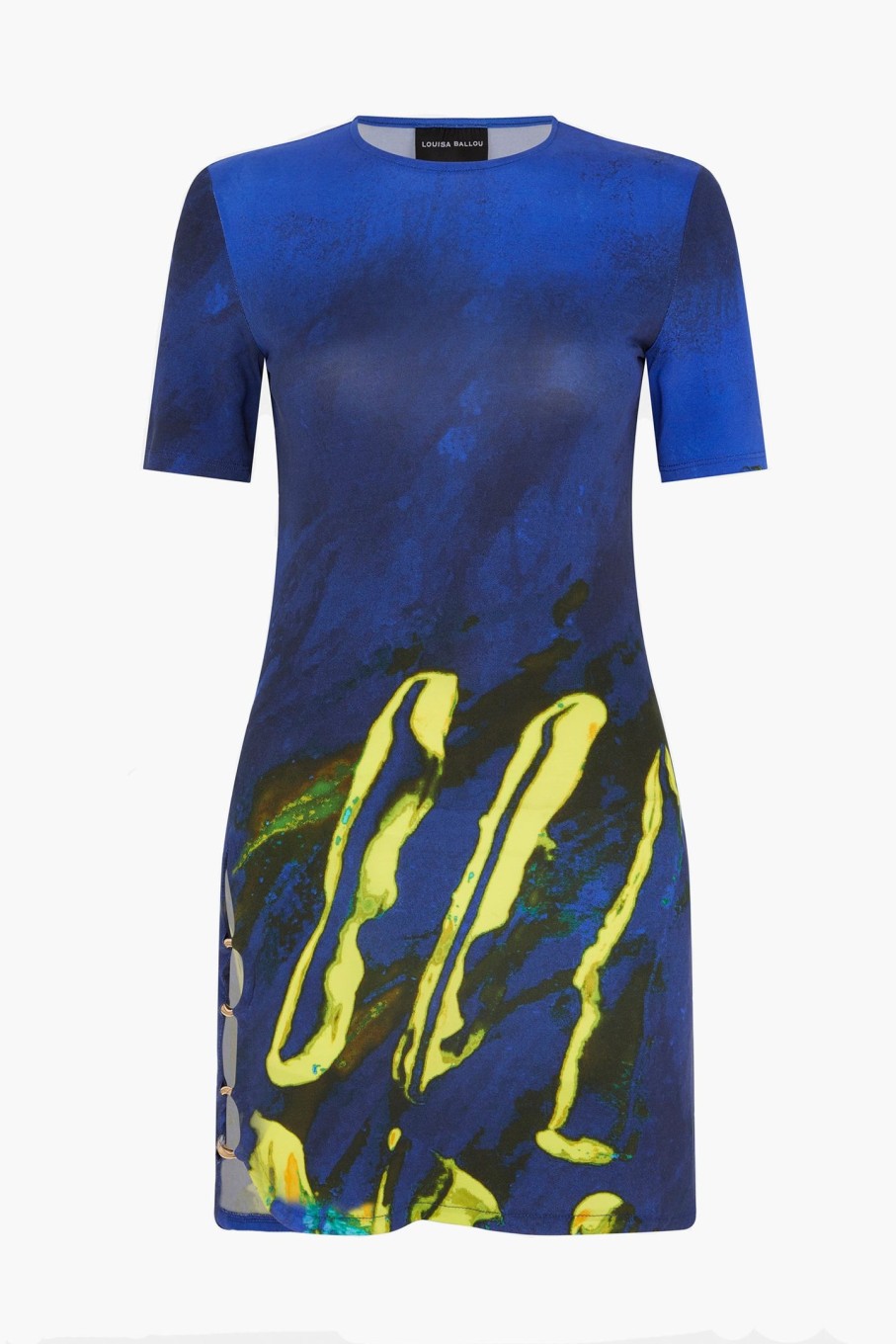 Clothing LOUISA BALLOU | Double Ring Dress Lapis