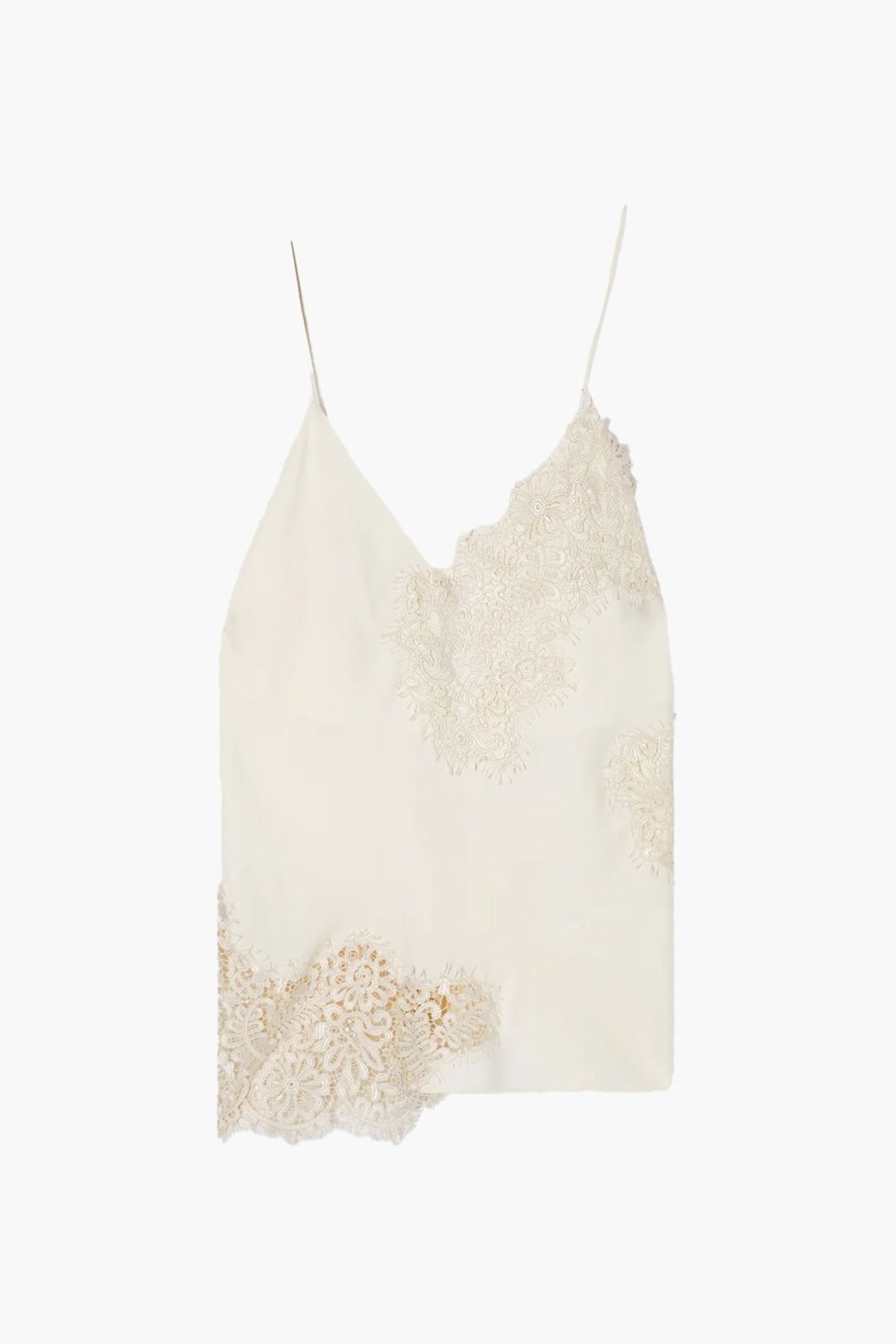 Clothing RÓHE | Lace Camisole Top Cream