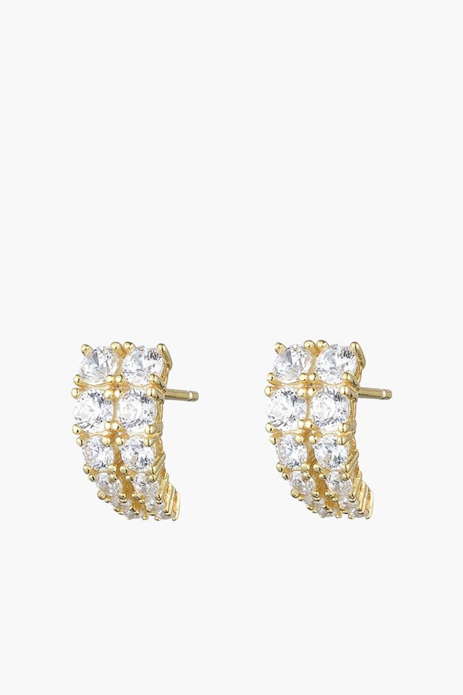 Accessories ANNA ROSSI | Horizon Stud Gold