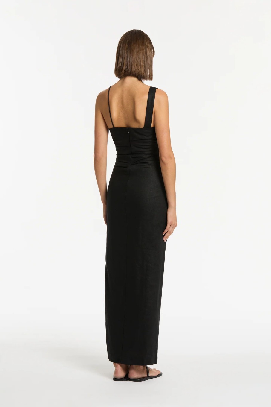 Clothing SIR | Antonia Beaded Midi Dress Black