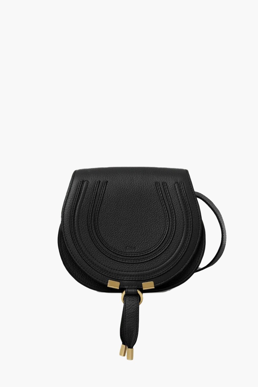 Bags Chloe | Marcie Small Saddle Crossbody Bag Black