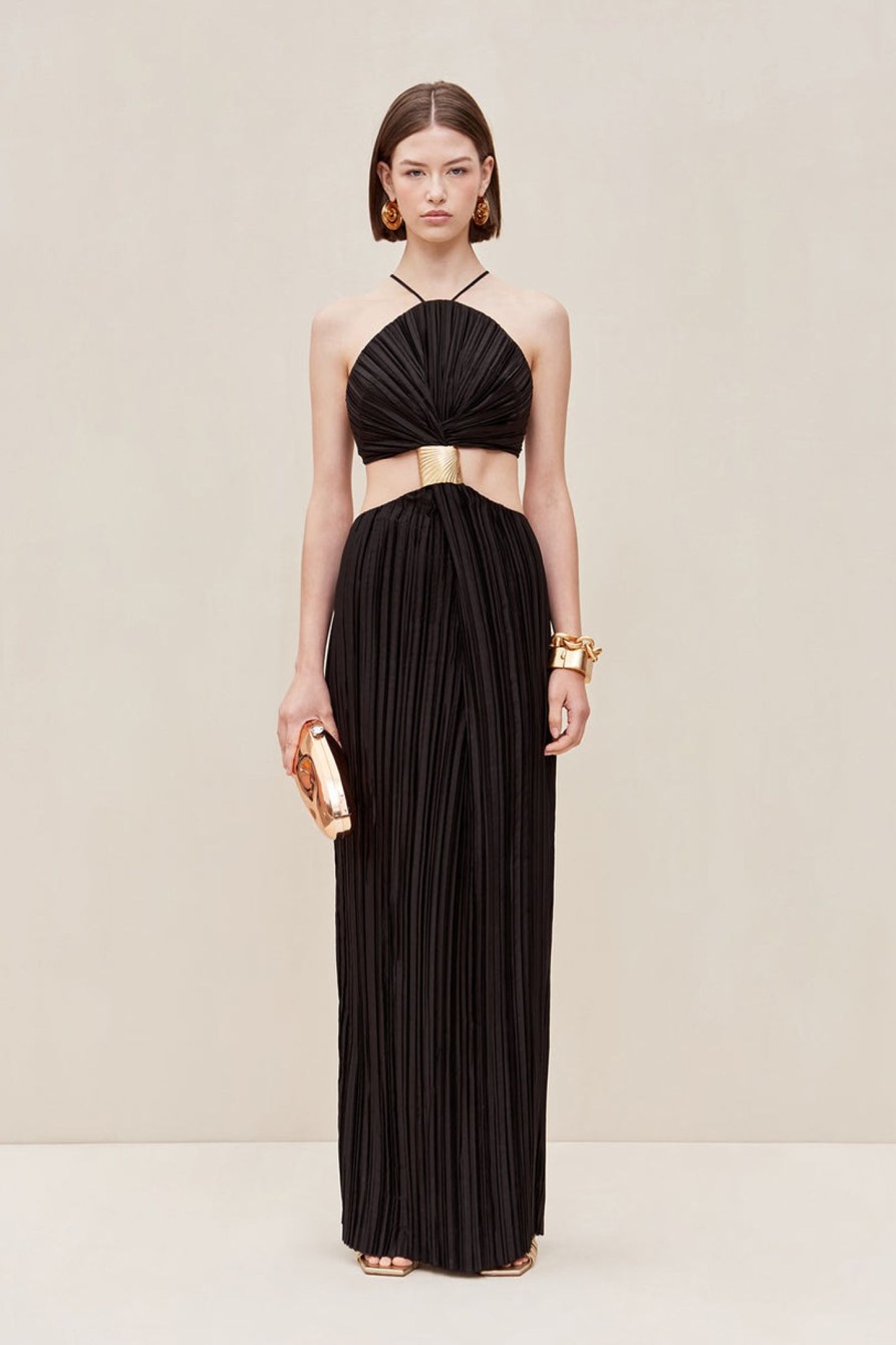 Clothing CULT GAIA | Mitra Sleeveless Gown Black