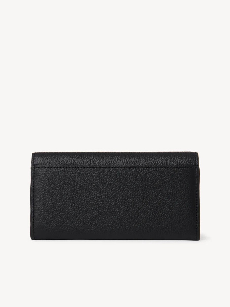 Bags CHLOE | Marcie Long Flap Wallet Black