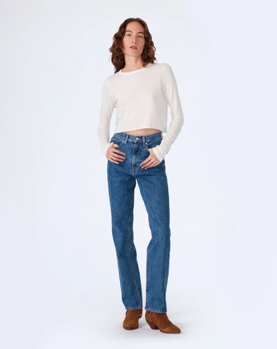 Clothing SLVRLAKE | London High Rise Straight Leg Jean Sweet Memory